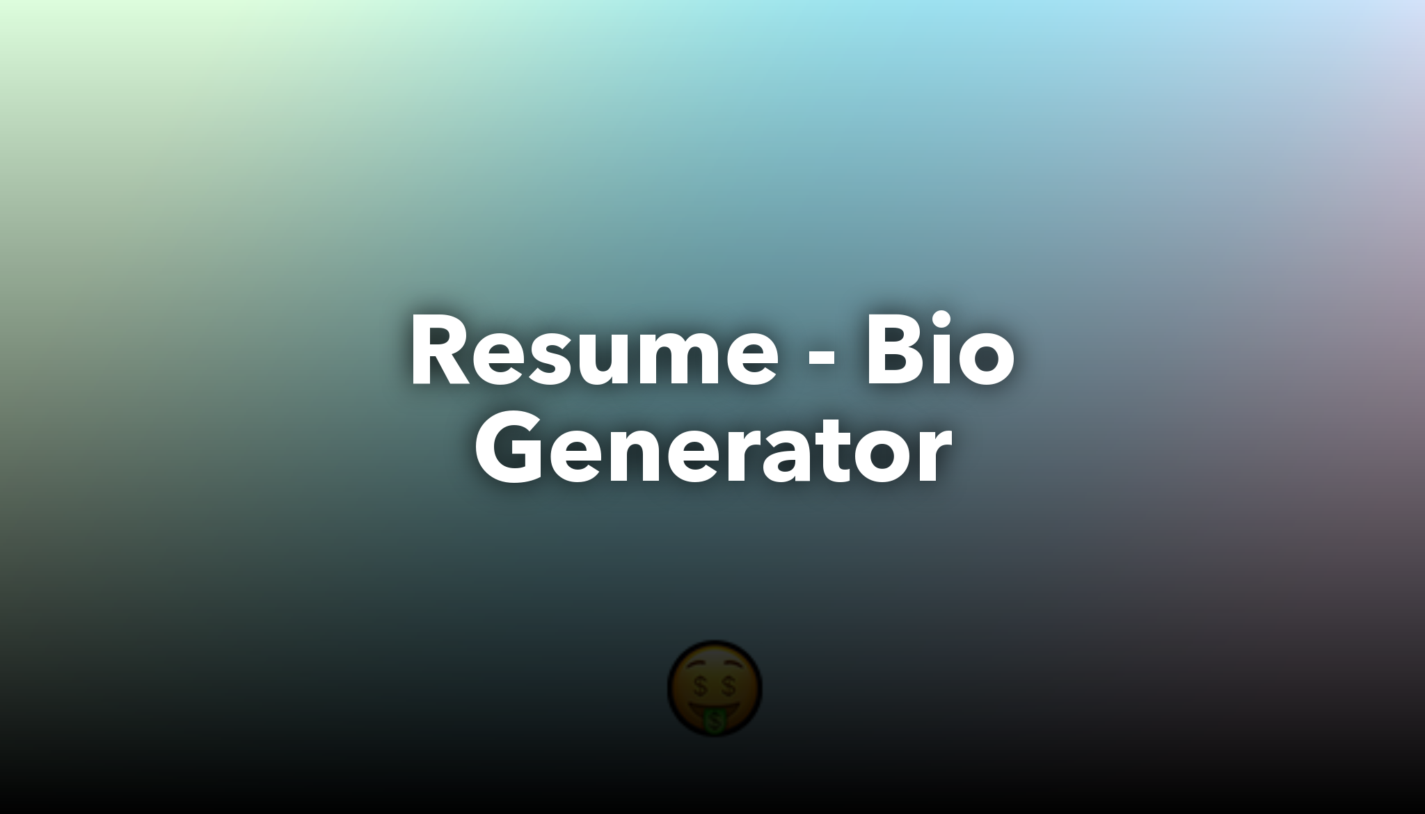 Resume Bio Generator nichesss